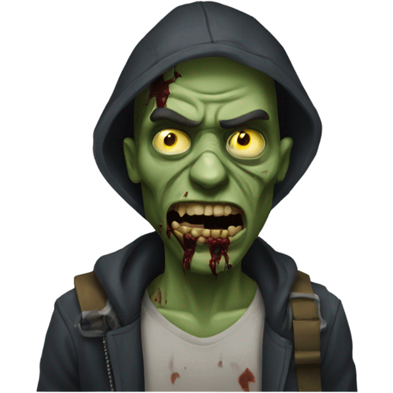 Thug zombie emoji