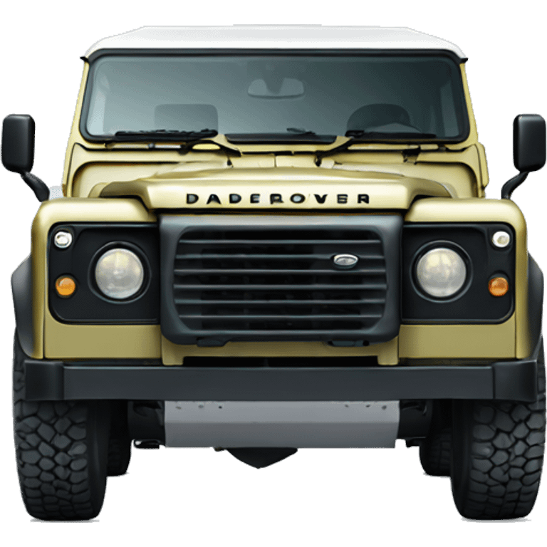 Land Rover defender front view emoji