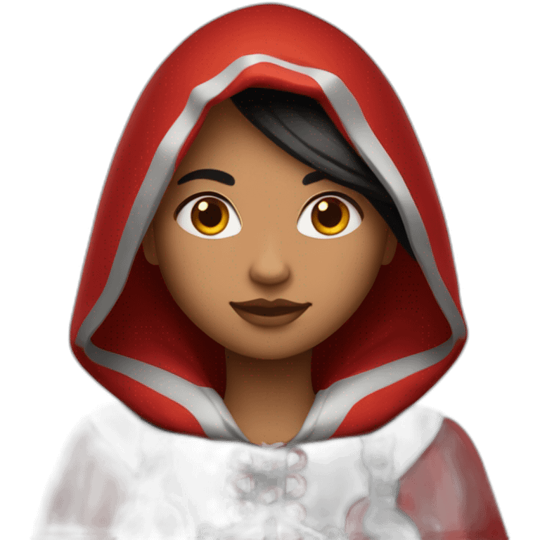 red-ridding-hood-long-straight-black-hair-with-white-streak-hair emoji