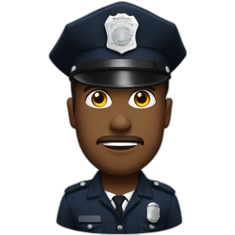 police strong emoji