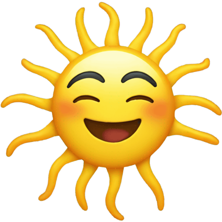 happy sun emoji