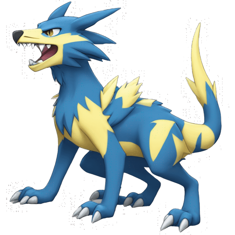 Lombax-Sergal-Zeraora-Nargacuga-Fakemon full body emoji