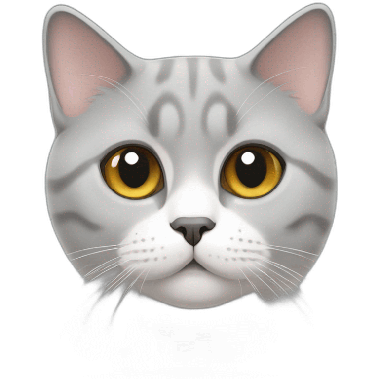 British shorthair cat face emoji