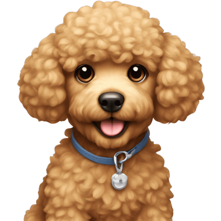 Miniature golden poodle that looks like a teddy bear emoji