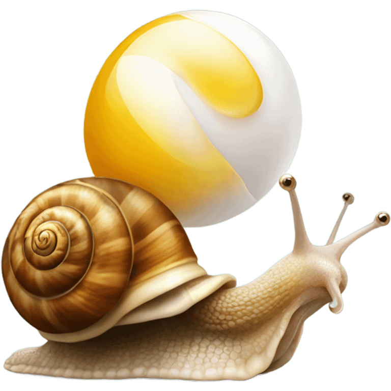 Snail with egg emoji