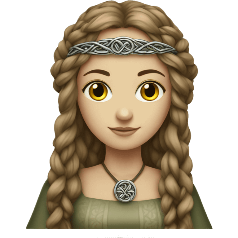 Detailed Maiden Celtic  emoji