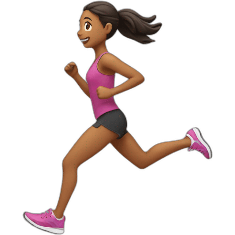 Running girl emoji