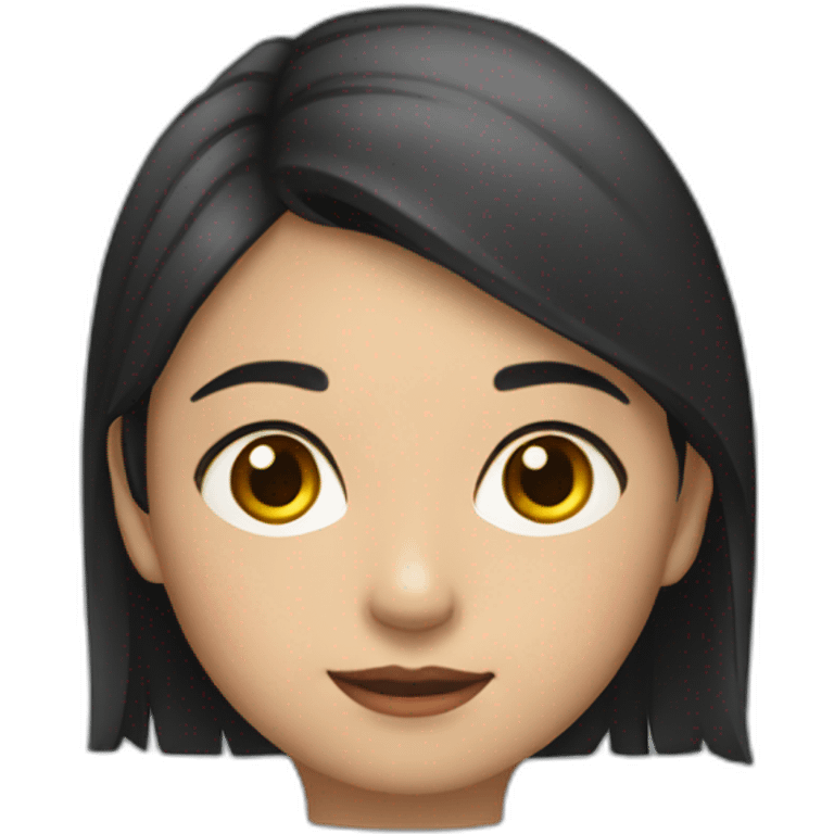 niña morena emoji