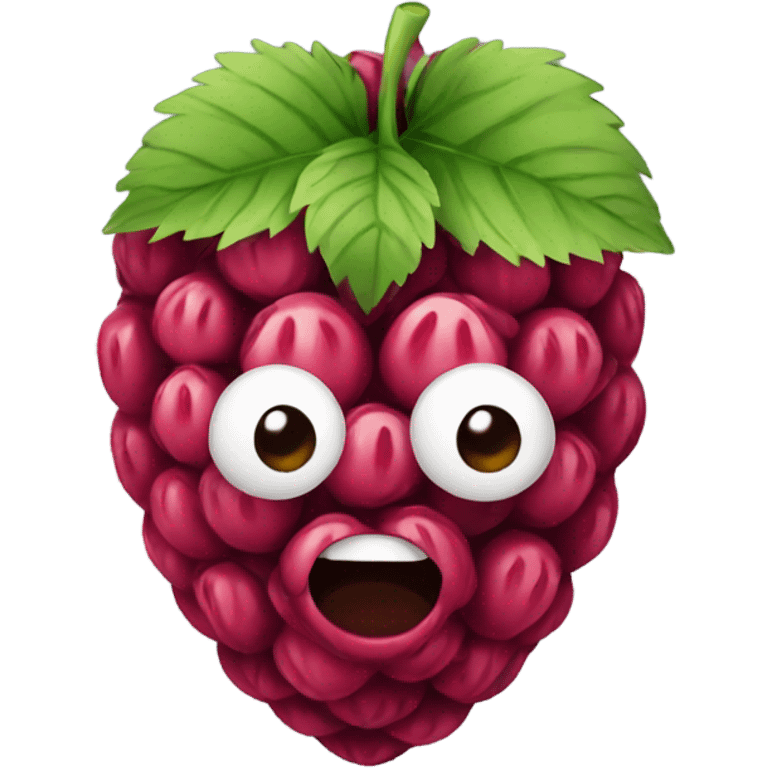 Raspberry emoji