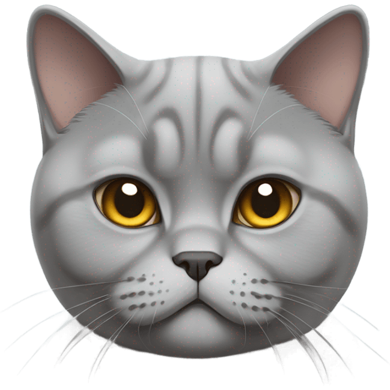 bored british shorthair emoji