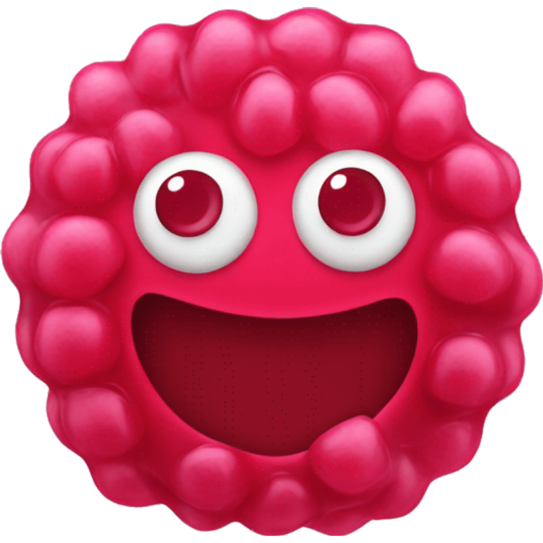 gummy raspberry candy emoji