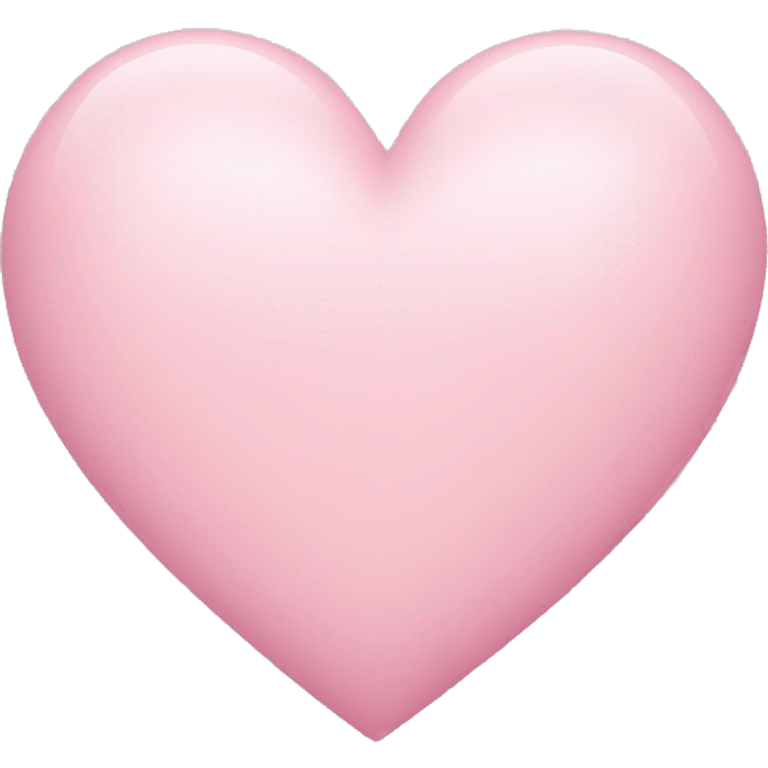 soft pink heart emoji