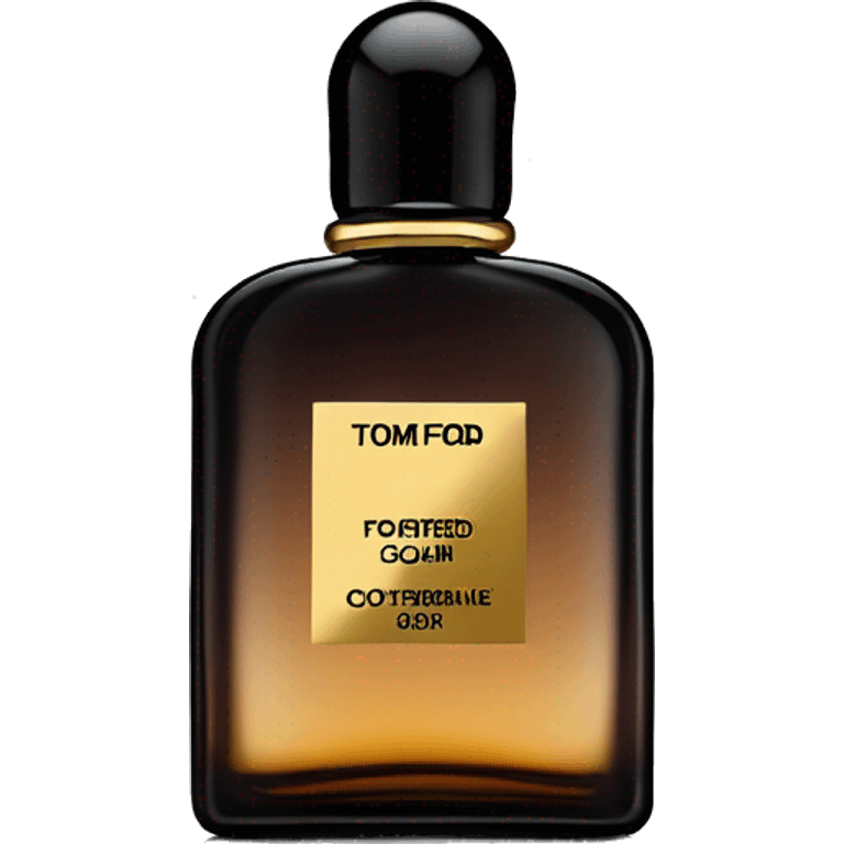 ombré leather tom ford all black bottle cologne emoji