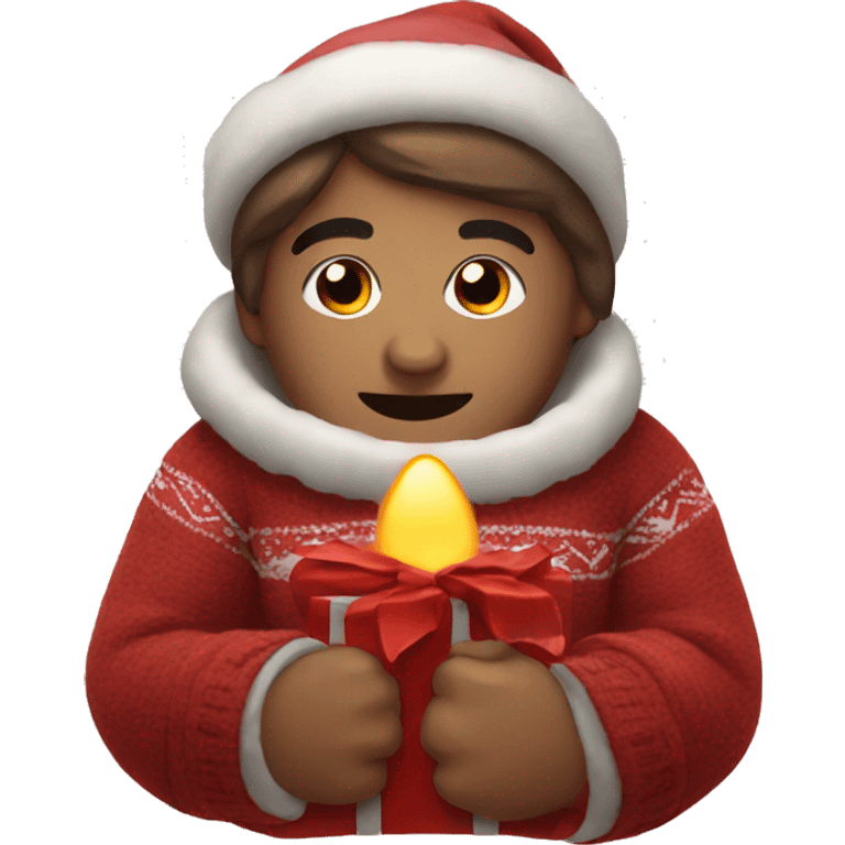 Christmas cozy emoji