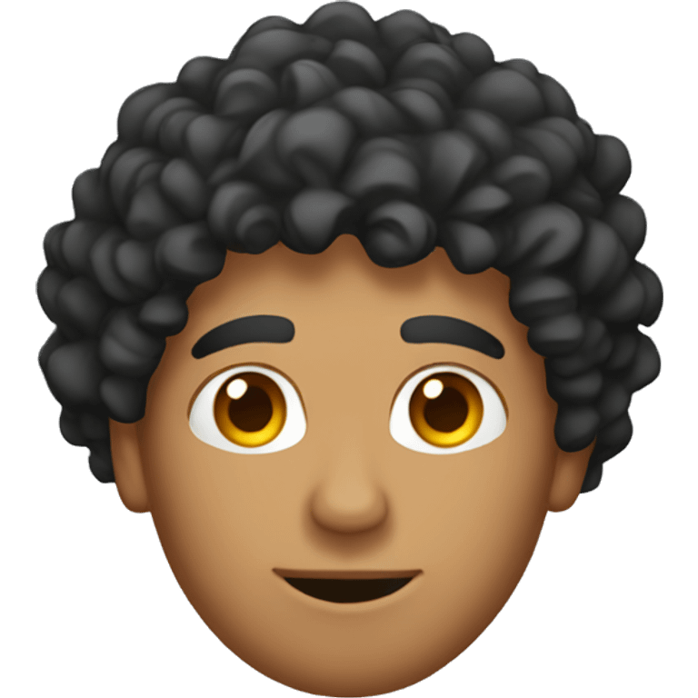 mexican guy with curly hair emoji