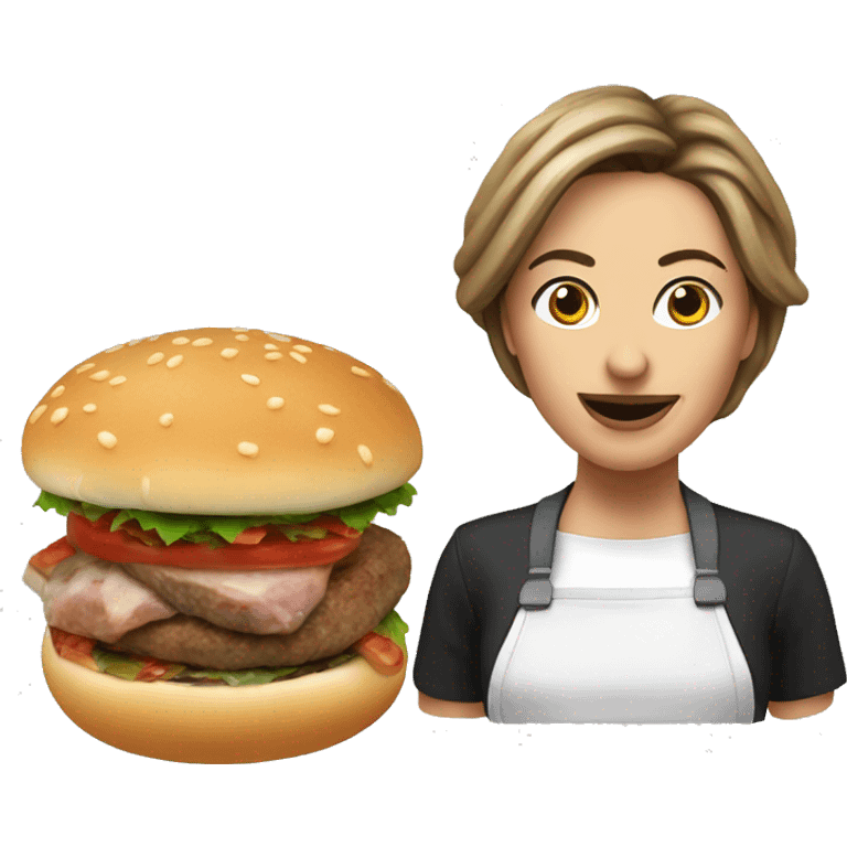 Giorgia Meloni with kebab emoji