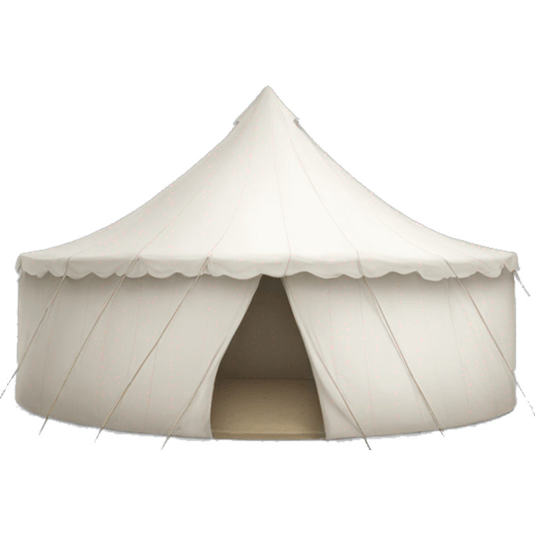  white tent closed emoji