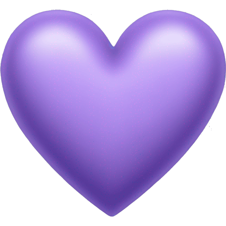 Lavender colored heart emoji