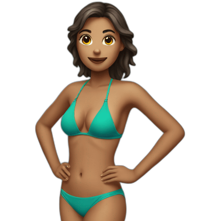 Girl bikini emoji