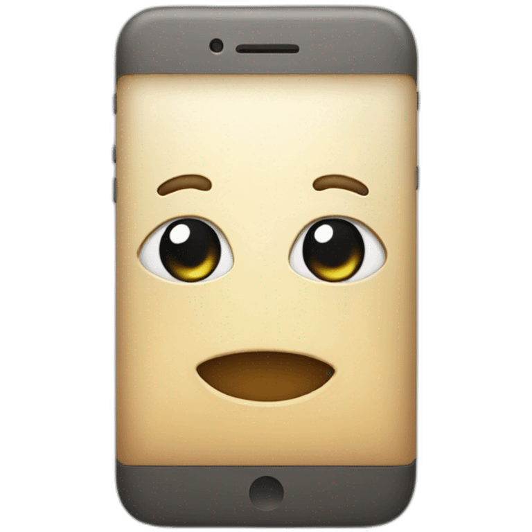 iphone with an app inside emoji