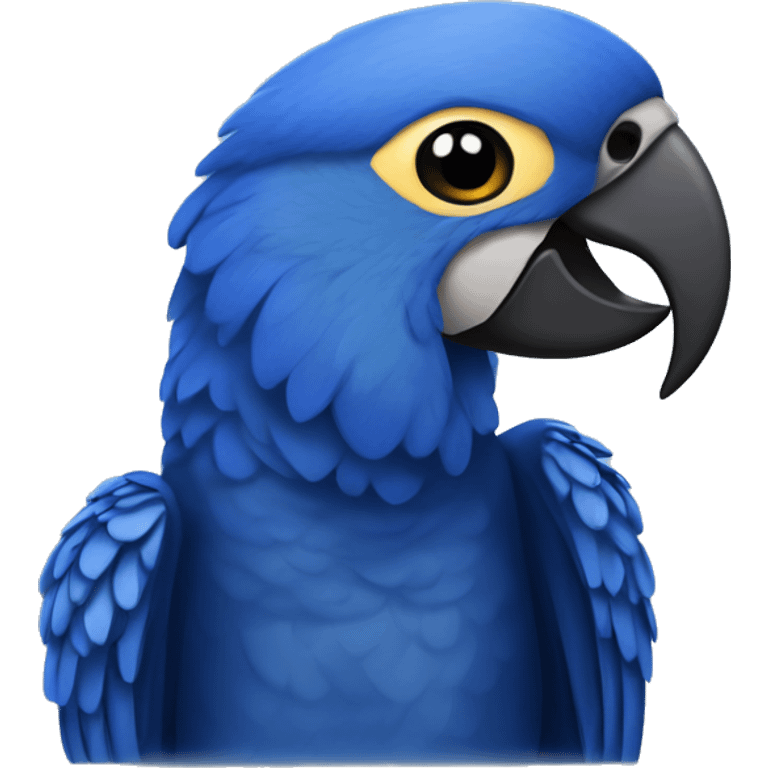 Hyacinth macaw emoji