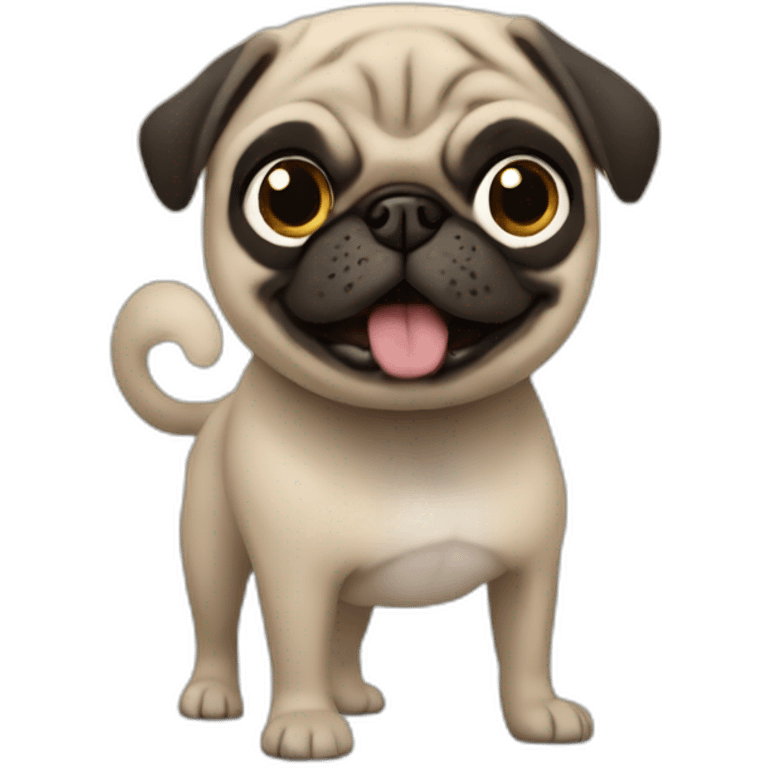 Sheldon Cooper the pug emoji