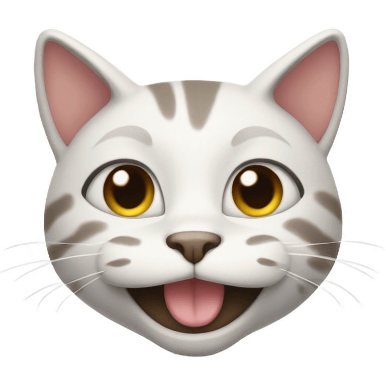 cat with smile emoji