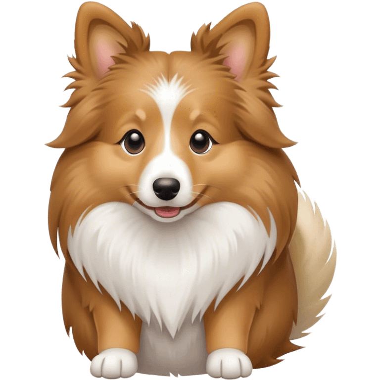 Sheltie on vacation  emoji