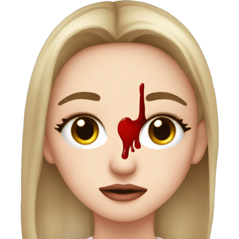 Nose bleed lover girl emoji