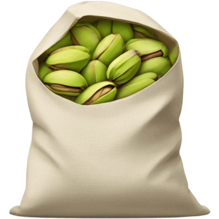 pistachios in a bag emoji