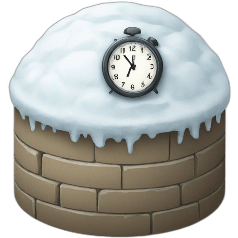 igloo clock ticking emoji