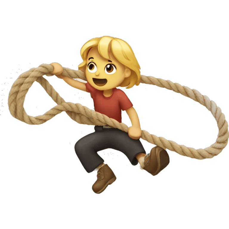 pulling a rope
 emoji