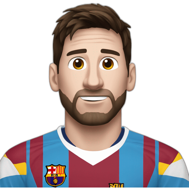 messi con computadora emoji