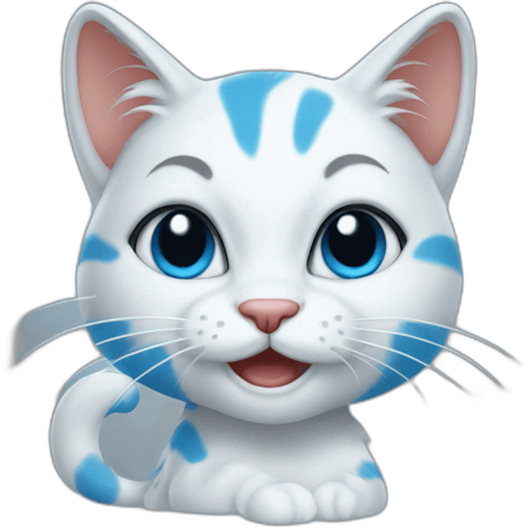 Smurf cat emoji