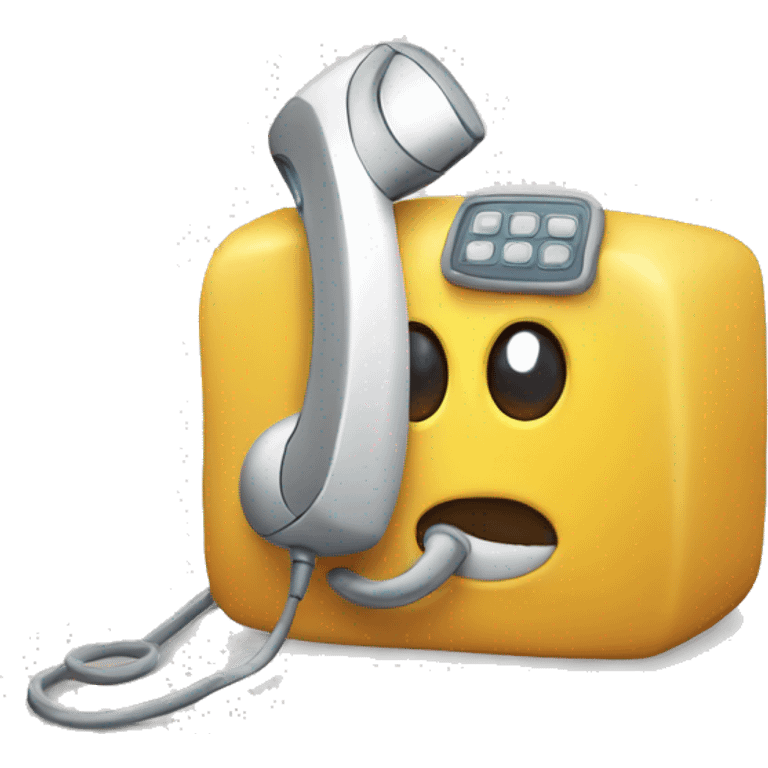 Telefono caduto per terra emoji