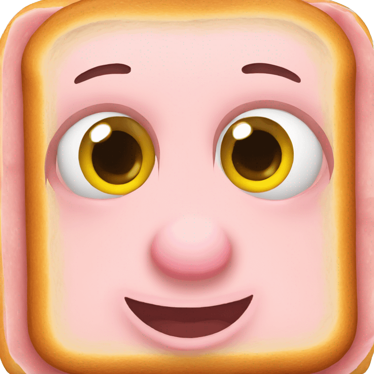 Ham sandwich eyes emoji