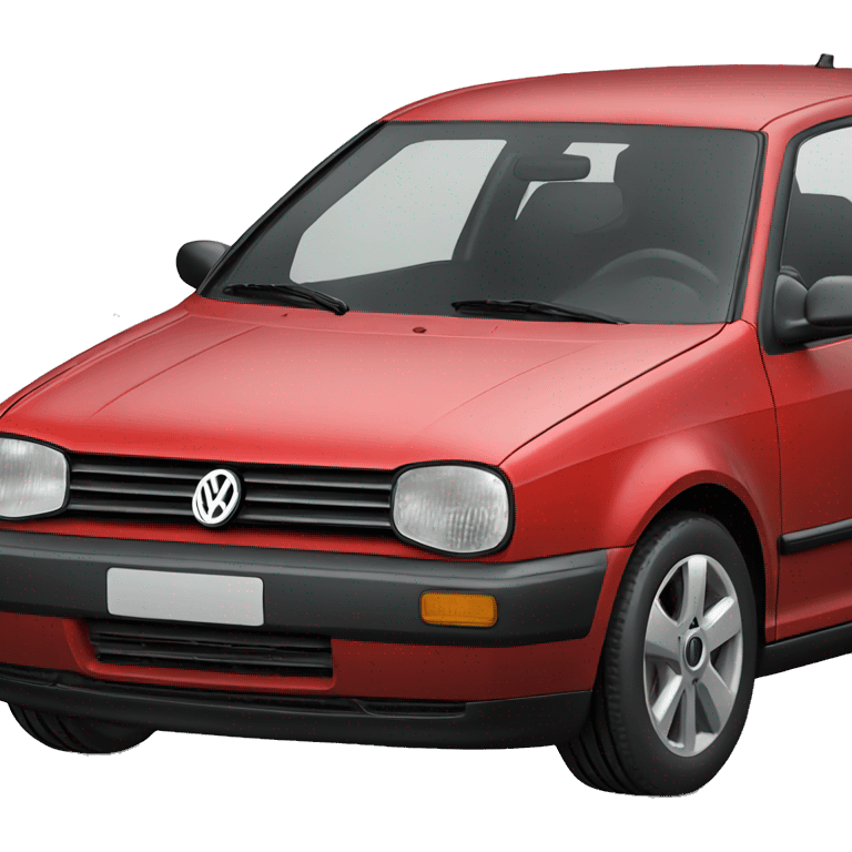 Volkswagen Golf 4 -red emoji