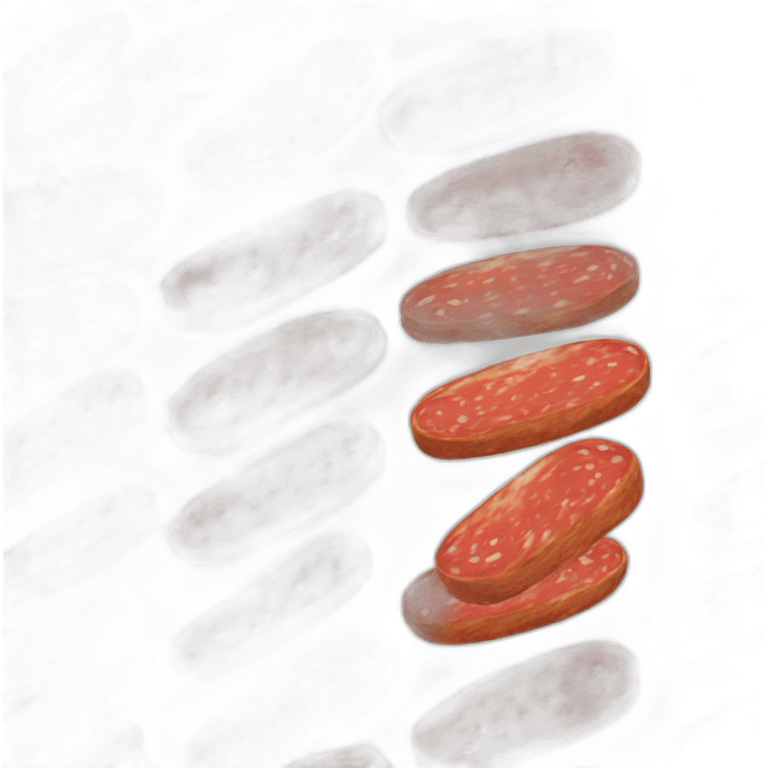 Salami slice emoji