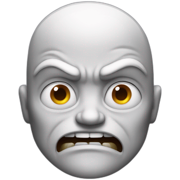 evil angry emoji