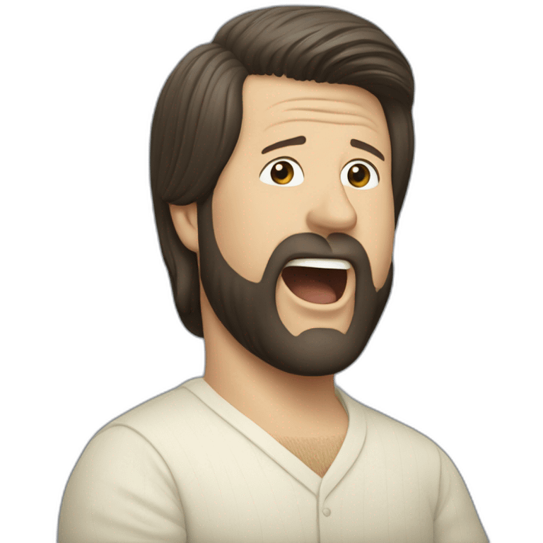 Brian Wilson singing emoji