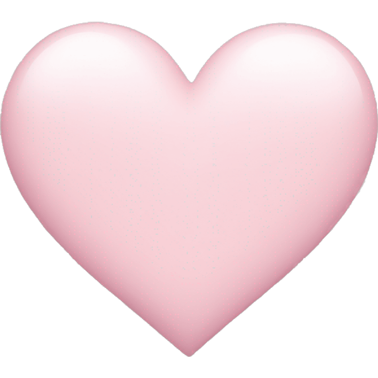 Light pink heart emoji