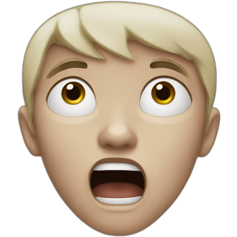 Scared kid emoji