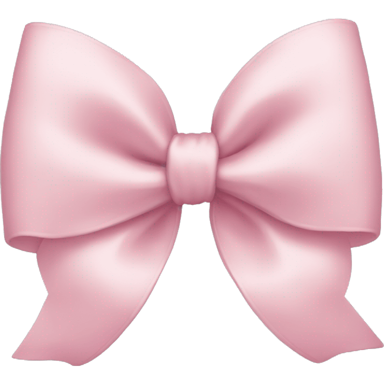 Light pink bow emoji