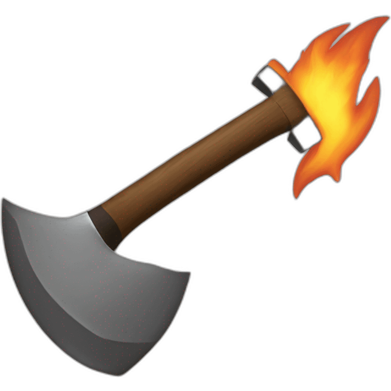 Axe  fire  emoji