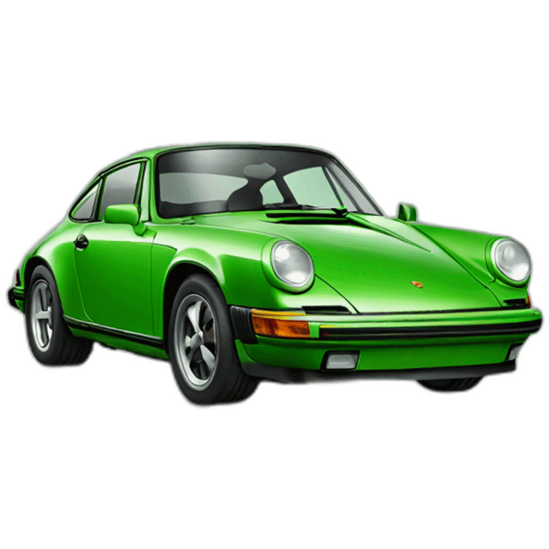 green porsche 911 emoji