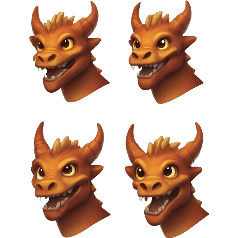 Dracofeu With 3 Heads emoji