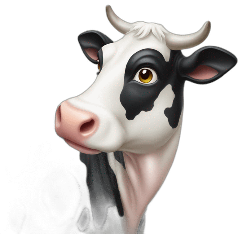 dairy cow emoji