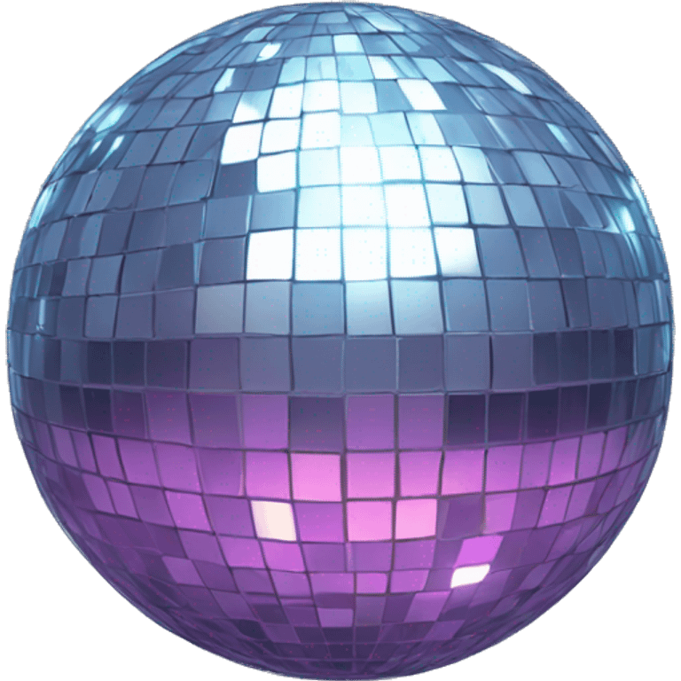 2d little minimalistic disco ball emoji