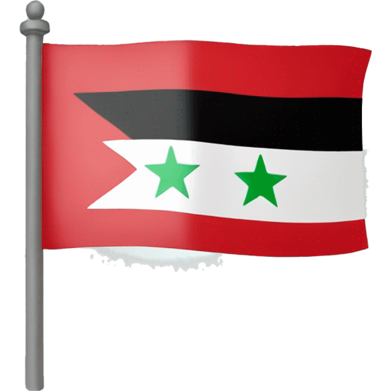 Independent Syria flag emoji