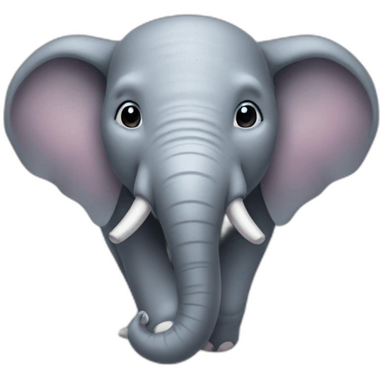 happy elephant head emoji